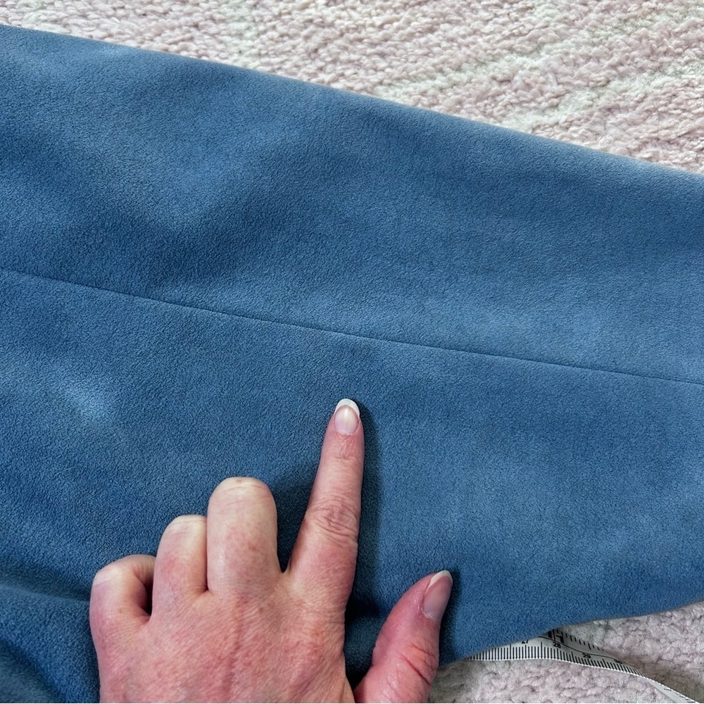 VNTG Samuel Robert Dust Blue Chore Coat Driving Coat Ultra Suede Size 12 - Picture 13 of 13
